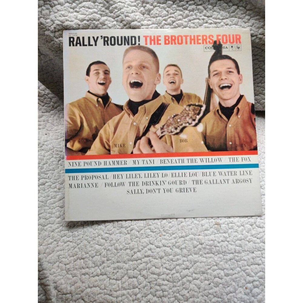 The Brothers Four - Rally Round - Vinyl LP - 1960 Columbia CL 1479